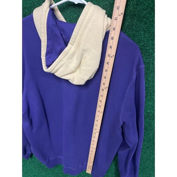 Y2K Nike University Washington Purple & Gold Medium Hoodie Sweatshirt Unisex - Picture 8 of 8